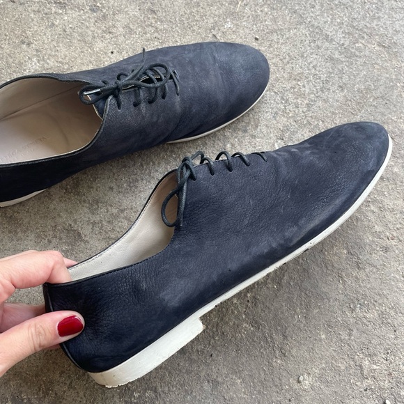 Bottega Venetta men’s tie, suede shoes, navy blue size 44 - Picture 8 of 9